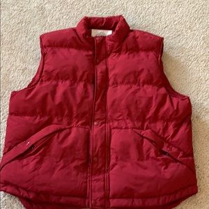 Men’s red vest